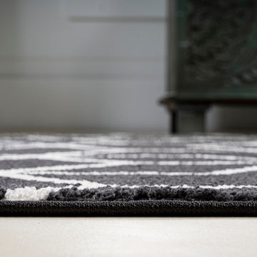 Tumbling Blocks Modern Geometric Area Rug 2